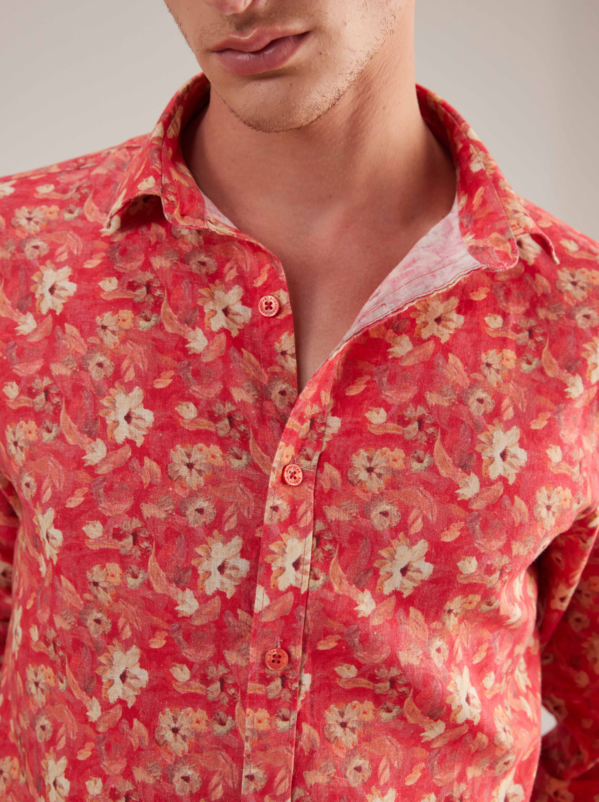 Floral Crimson