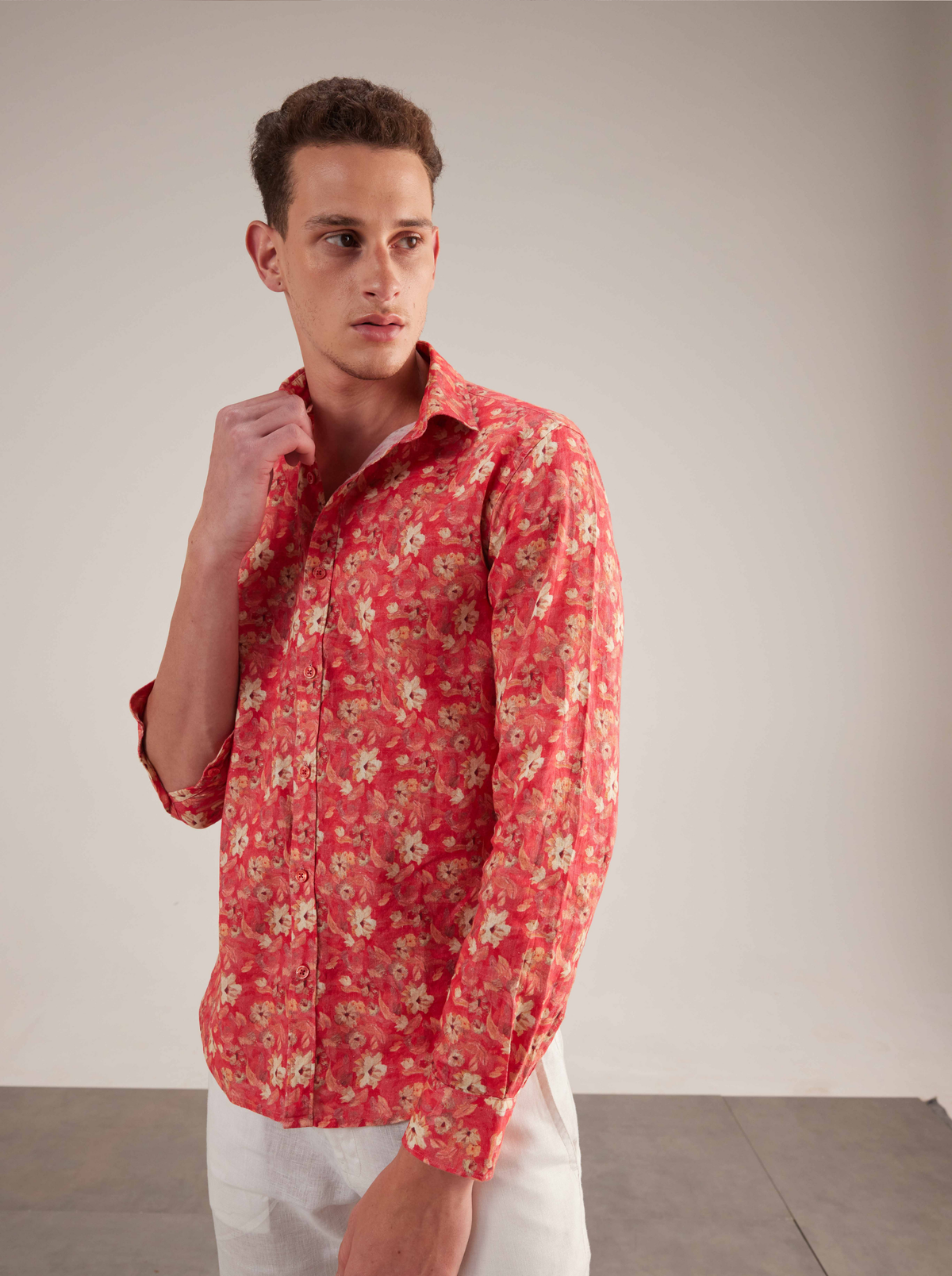 Floral Crimson