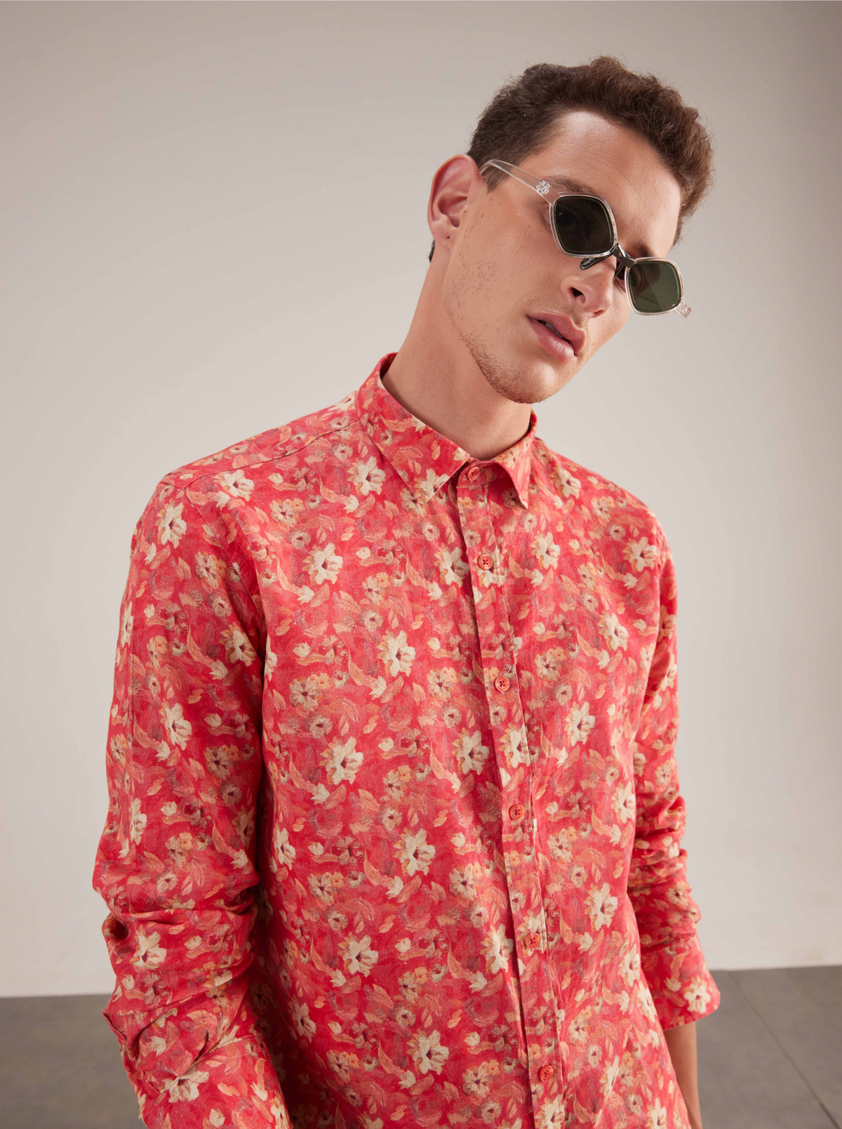 Floral Crimson