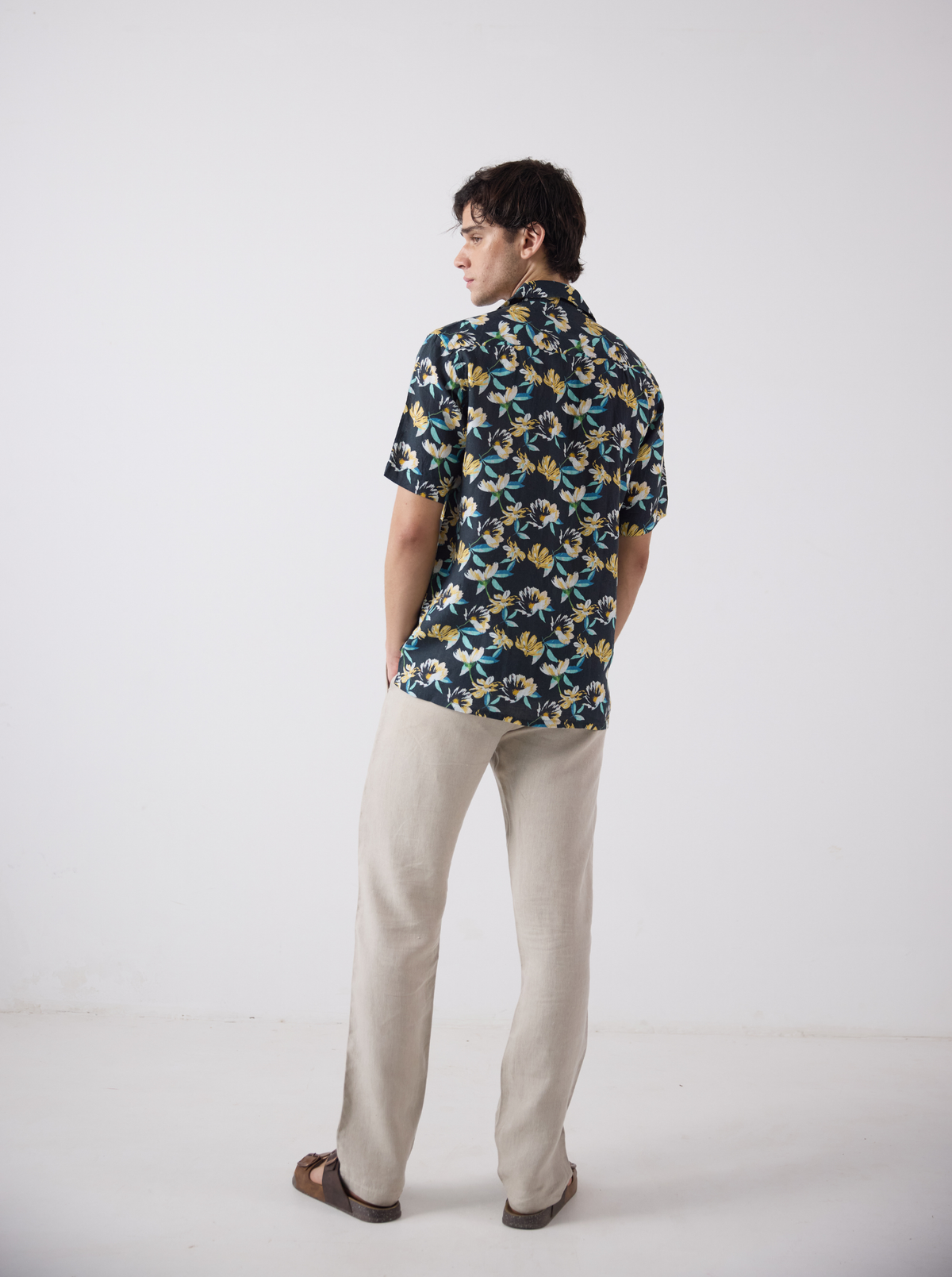 Floral Print Black