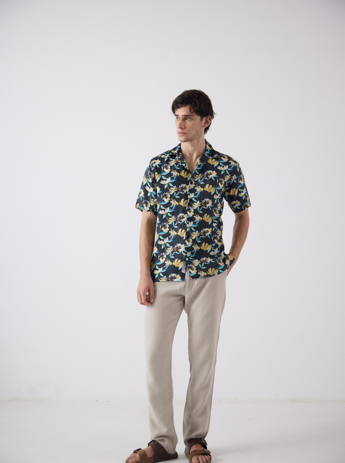 Floral Print Black
