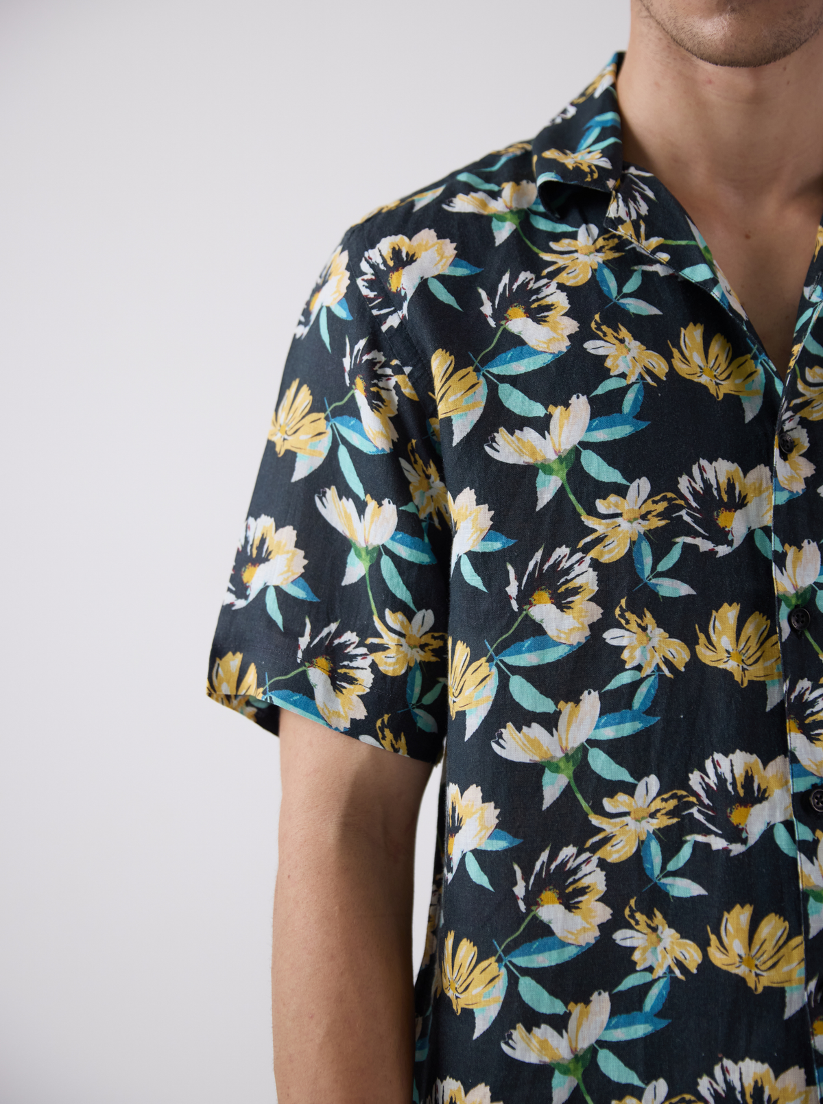 Floral Print Black