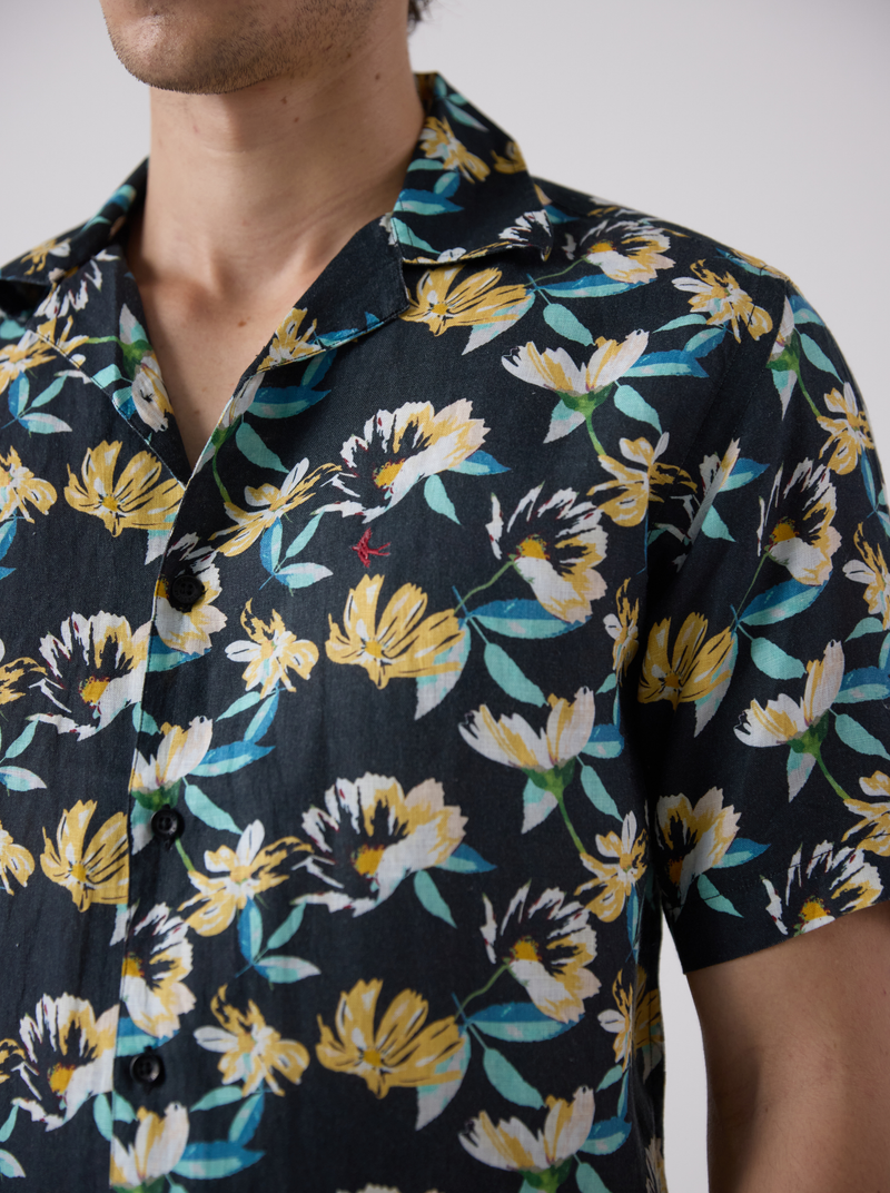 Floral Print Black