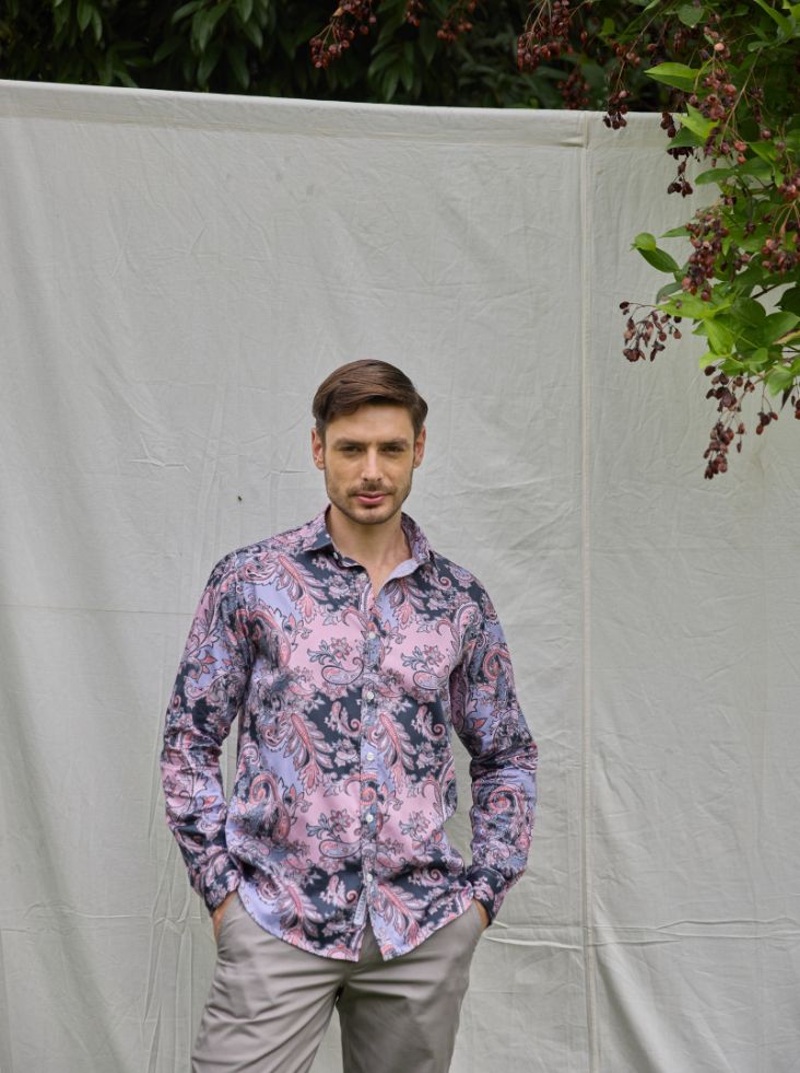Grey Paisley