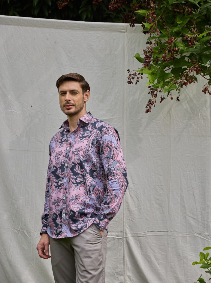 Grey Paisley