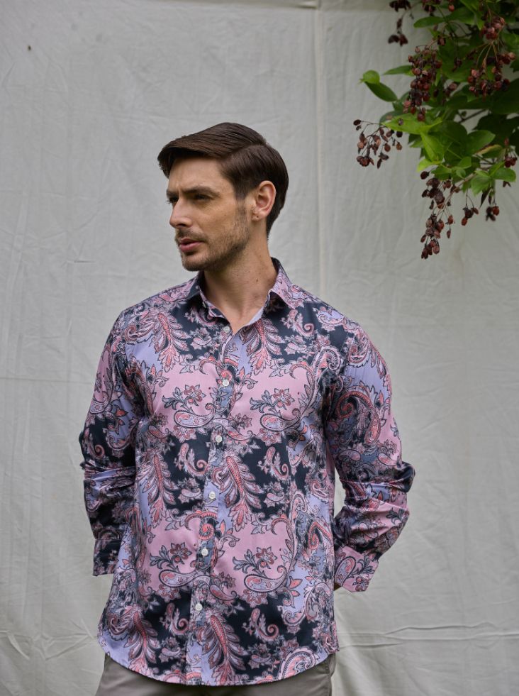 Grey Paisley