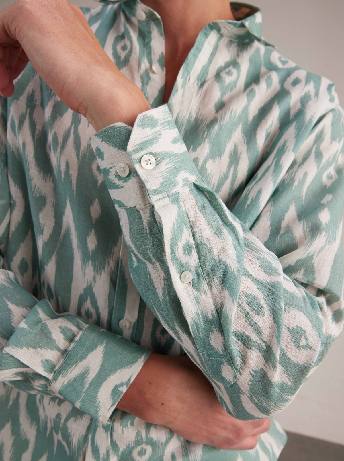 Seagreen Ikat
