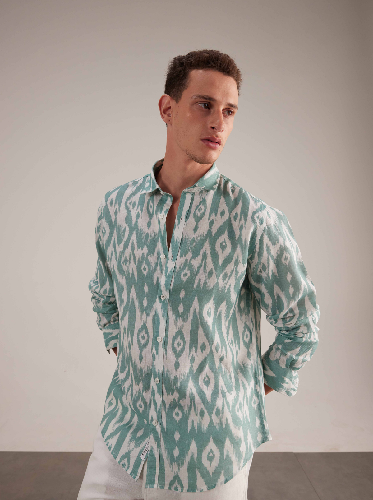 Seagreen Ikat